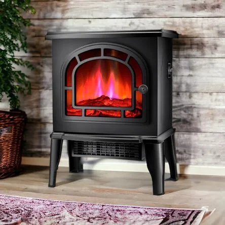 Caminetto Elettrico X-Kalor con Effetto Fiamma 3D Realistico 