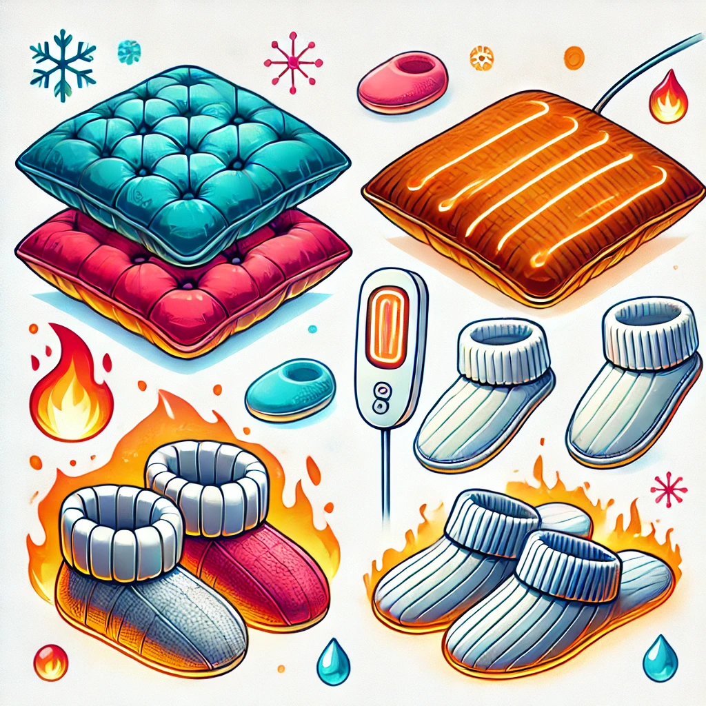 Cuscini e Pantofole Riscaldate